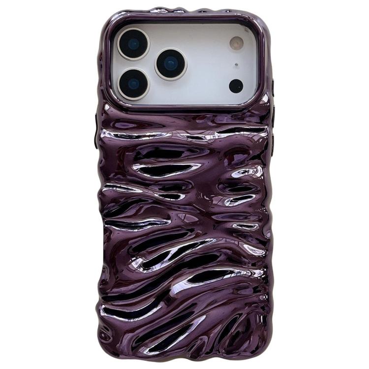 Cream Texture Electroplating TPU Full Coverage Phone Case, For iPhone 18 Pro Max, For iPhone 17 Pro Max, For iPhone 17 Pro
