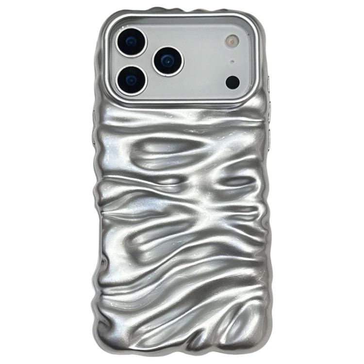 Cream Texture Electroplating TPU Full Coverage Phone Case, For iPhone 18 Pro Max, For iPhone 17 Pro Max, For iPhone 17 Pro