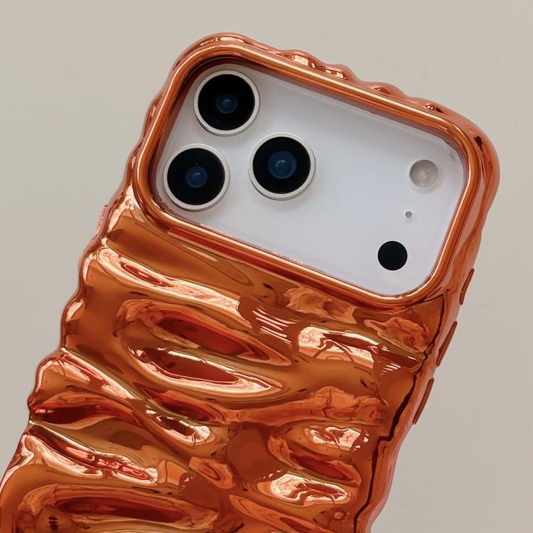 Cream Texture Electroplating TPU Full Coverage Phone Case, For iPhone 18 Pro Max, For iPhone 17 Pro Max, For iPhone 17 Pro