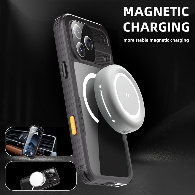 غطاء هاتف مقاوم للماء بمعيار IP68 من RedPepper مع حماية ثلاثية ومغناطيس MagSafe، لهواتف iPhone 17 Pro Max، iPhone 17 Pro، iPhone Air