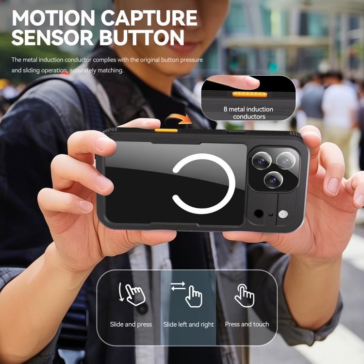 غطاء هاتف مقاوم للماء بمعيار IP68 من RedPepper مع حماية ثلاثية ومغناطيس MagSafe، لهواتف iPhone 17 Pro Max، iPhone 17 Pro، iPhone Air