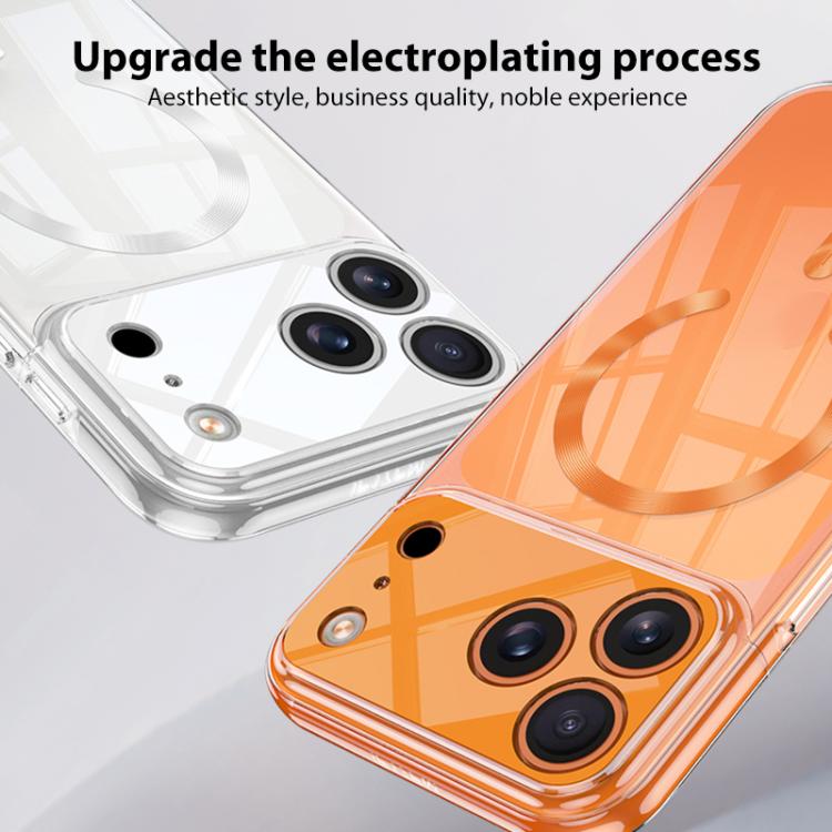 GKK Phantom CD Pattern Magnetic MagSafe Transparent Phone Case, For iPhone 17 Pro Max, For iPhone 17 Pro