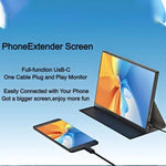 شاشة محمولة IPS بحجم 10.5 بوصة مع HD / توصيل Type-C، قابس أمريكي، 10.5 بوصة