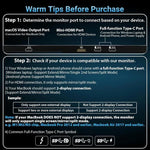 شاشة محمولة قابلة للطي مزدوجة 15.6 بوصة بدقة 1080P مع حامل، 15.6 بوصة 1080P