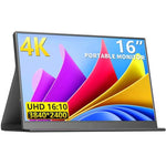 شاشة محمولة 16 بوصة بدقة 4K لشاشة ألعاب موسعة، 16 بوصة 4K