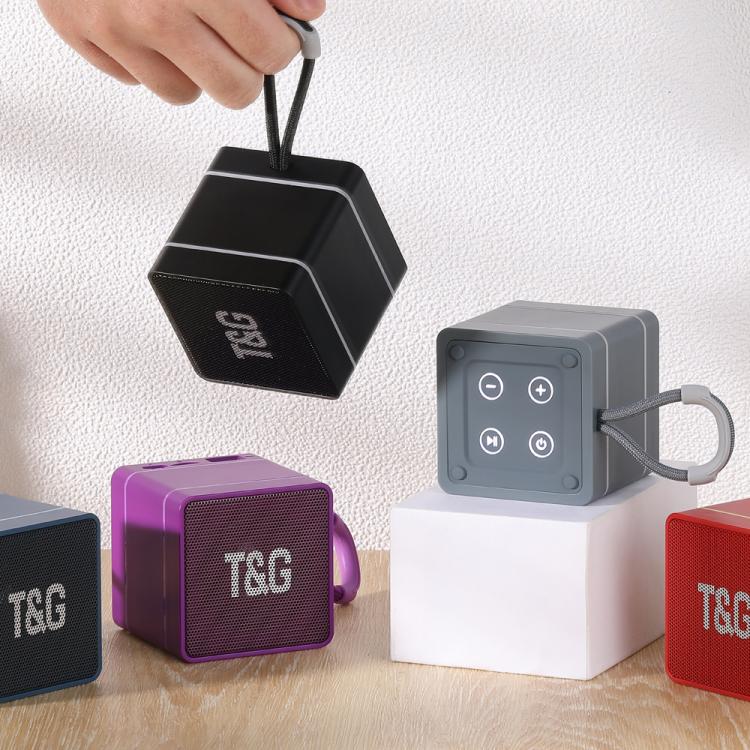 مكبر صوت بلوتوث لاسلكي محمول خارجي T&G TG687 Magic Cube TWS مع مضخم صوت، TG687