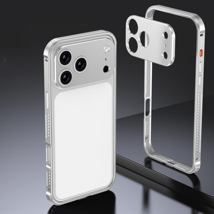 غطاء إطار معدني مضاد للانزلاق مزدوج الجوانب مع غطاء عدسة، لهواتف iPhone 17 Pro Max، iPhone 17 Pro، iPhone 17، iPhone 16 Pro Max، iPhone 16 Pro، iPhone 16