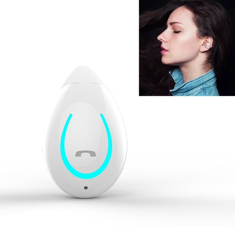 سماعات أذن بلوتوث YX08 V5.0 خفيفة الوزن بتصميم مشبك للأذن ستيريو مع ميكروفون، مفردة