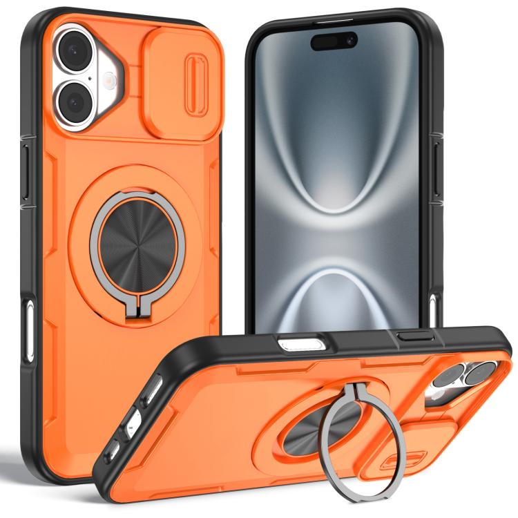 غطاء هاتف ماجسيف مع حامل دوار Camshield، لهواتف iPhone 17 Pro Max، iPhone 17 Pro، iPhone 16 Pro Max، iPhone 16 Pro، iPhone 16 Plus، iPhone 16، iPhone 15 Pro Max، iPhone 15 Pro