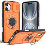 غطاء هاتف ماجسيف مع حامل دوار Camshield، لهواتف iPhone 17 Pro Max، iPhone 17 Pro، iPhone 16 Pro Max، iPhone 16 Pro، iPhone 16 Plus، iPhone 16، iPhone 15 Pro Max، iPhone 15 Pro