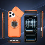غطاء هاتف ماجسيف مع حامل دوار Camshield، لهواتف iPhone 17 Pro Max، iPhone 17 Pro، iPhone 16 Pro Max، iPhone 16 Pro، iPhone 16 Plus، iPhone 16، iPhone 15 Pro Max، iPhone 15 Pro