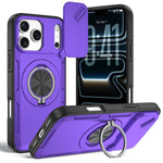 غطاء هاتف ماجسيف مع حامل دوار Camshield، لهواتف iPhone 17 Pro Max، iPhone 17 Pro، iPhone 16 Pro Max، iPhone 16 Pro، iPhone 16 Plus، iPhone 16، iPhone 15 Pro Max، iPhone 15 Pro