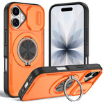 غطاء هاتف ماجسيف مع حامل دوار Camshield، لهواتف iPhone 17 Pro Max، iPhone 17 Pro، iPhone 16 Pro Max، iPhone 16 Pro، iPhone 16 Plus، iPhone 16، iPhone 15 Pro Max، iPhone 15 Pro