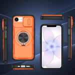 غطاء هاتف ماجسيف مع حامل دوار Camshield، لهواتف iPhone 17 Pro Max، iPhone 17 Pro، iPhone 16 Pro Max، iPhone 16 Pro، iPhone 16 Plus، iPhone 16، iPhone 15 Pro Max، iPhone 15 Pro