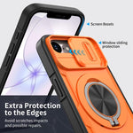 غطاء هاتف ماجسيف مع حامل دوار Camshield، لهواتف iPhone 17 Pro Max، iPhone 17 Pro، iPhone 16 Pro Max، iPhone 16 Pro، iPhone 16 Plus، iPhone 16، iPhone 15 Pro Max، iPhone 15 Pro