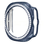 غطاء ساعة من البلاستيك المقوى بشكله الماسي بصف واحد من xDfind، لسامسونج جالاكسي ووتش ألترا 47 مم / ألترا 2025