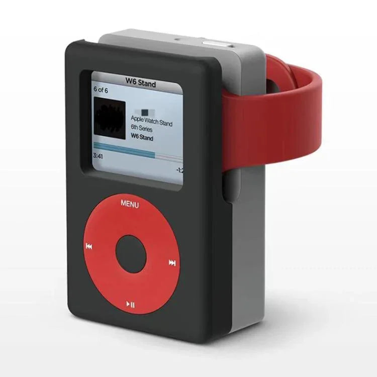 قاعدة شحن سيليكون على طراز مشغل MP3 لساعة آبل ZX-ZJ04