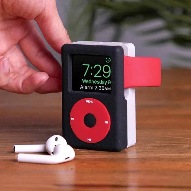 قاعدة شحن سيليكون على طراز مشغل MP3 لساعة آبل ZX-ZJ04