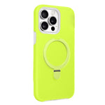 Jelly Liquid Silicone MagSafe Holder Phone Case, For iPhone 16 Pro, For iPhone 16, For iPhone 15 Pro Max, For iPhone 15 Pro, For iPhone 15