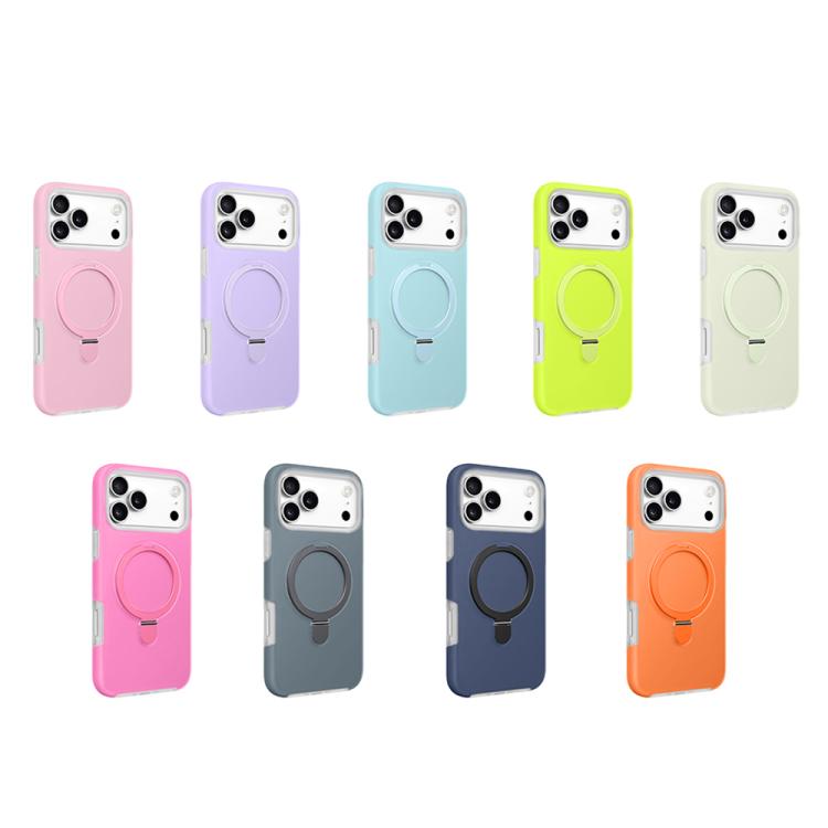 غطاء هاتف حامل MagSafe من السيليكون السائل الهلامي، لهواتف iPhone 17 Pro Max، iPhone 17 Pro، iPhone 17، iPhone Air، iPhone 16 Pro Max