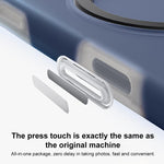 غطاء هاتف حامل MagSafe من السيليكون السائل الهلامي، لهواتف iPhone 17 Pro Max، iPhone 17 Pro، iPhone 17، iPhone Air، iPhone 16 Pro Max
