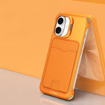 غطاء هاتف حامل عدسة بدون إطار معدني من J TRIBE مع فتحة بطاقة، لهواتف iPhone 17 Pro Max، iPhone 17 Pro، iPhone 17، iPhone Air، iPhone 16 Pro Max، iPhone 16 Pro، iPhone 15 Pro Max، iPhone 15 Pro