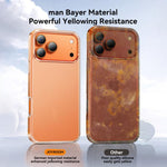 غطاء هاتف من سلسلة JOYROOM ملمس الجلد من TPU+PC، لهواتف iPhone 17 Pro Max، iPhone 17 Pro، iPhone 17، iPhone Air