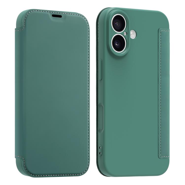 Imitate Liquid Skin Feel Leather Phone Case with Card Slots, For iPhone 17 Pro Max, For iPhone 17 Pro, For iPhone 17, For iPhone Air