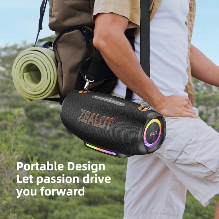 مكبر صوت بلوتوث محمول خارجي ملون بقوة 100 واط Zealot S127