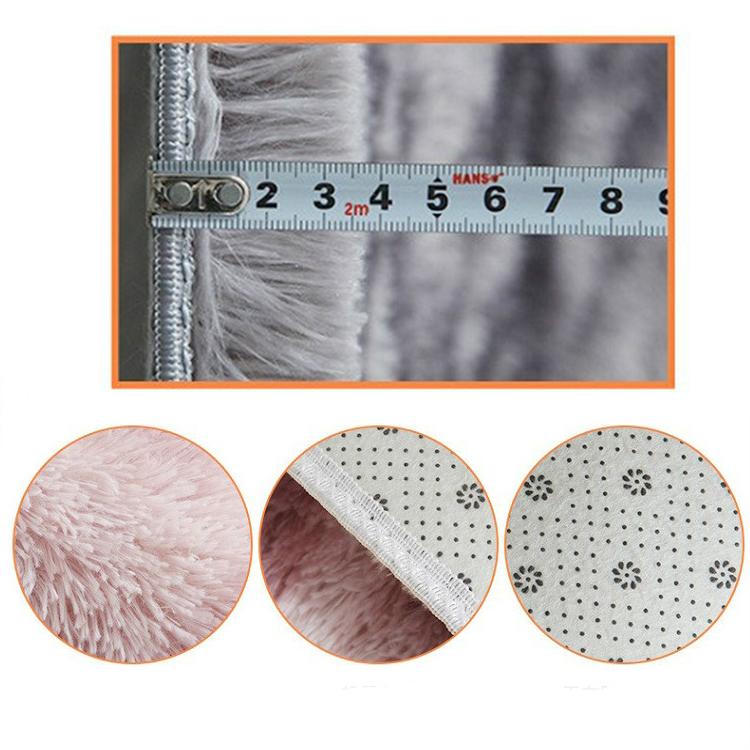 Simple Sofa Bedside Gradient Carpet Living Room Bedroom Mat, Rainbow 100x200cm, Pink Purple 100x200cm, Light Gray 100x200cm
