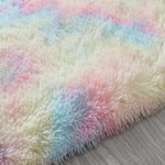 Simple Sofa Bedside Gradient Carpet Living Room Bedroom Mat, Rainbow 100x200cm, Pink Purple 100x200cm, Light Gray 100x200cm