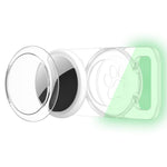 غطاء شفاف من السيليكون لتعقب طوق الحيوانات الأليفة xDfind، لجهاز AirTag الجيل الثاني / AirTag الجيل الأول