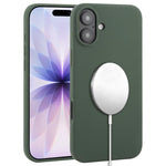 غطاء هاتف ماجسيف من السيليكون السائل بتغطية كاملة، لهواتف iPhone 17 Pro Max، iPhone 17 Pro، iPhone 17، iPhone Air