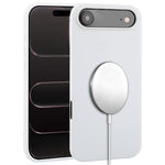 غطاء هاتف ماجسيف من السيليكون السائل بتغطية كاملة، لهواتف iPhone 17 Pro Max، iPhone 17 Pro، iPhone 17، iPhone Air