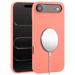 غطاء هاتف ماجسيف من السيليكون السائل بتغطية كاملة، لهواتف iPhone 17 Pro Max، iPhone 17 Pro، iPhone 17، iPhone Air
