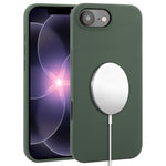 غطاء هاتف ماجسيف من السيليكون السائل بتغطية كاملة، لهواتف iPhone 17 Pro Max، iPhone 17 Pro، iPhone 17، iPhone Air