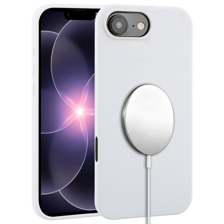 غطاء هاتف ماجسيف من السيليكون السائل بتغطية كاملة، لهواتف iPhone 17 Pro Max، iPhone 17 Pro، iPhone 17، iPhone Air