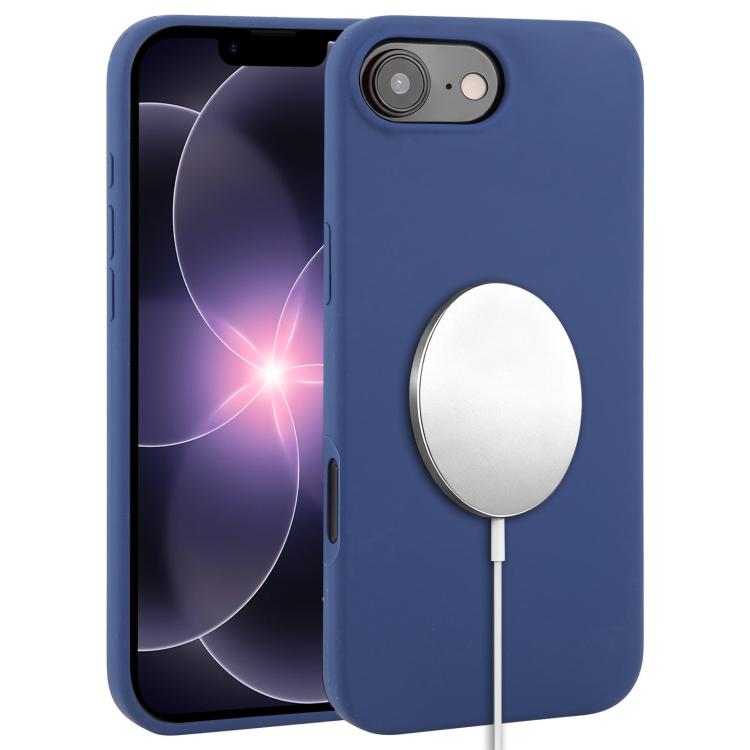 غطاء هاتف ماجسيف من السيليكون السائل بتغطية كاملة، لهواتف iPhone 17 Pro Max، iPhone 17 Pro، iPhone 17، iPhone Air