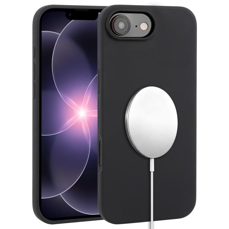 غطاء هاتف ماجسيف من السيليكون السائل بتغطية كاملة، لهواتف iPhone 17 Pro Max، iPhone 17 Pro، iPhone 17، iPhone Air