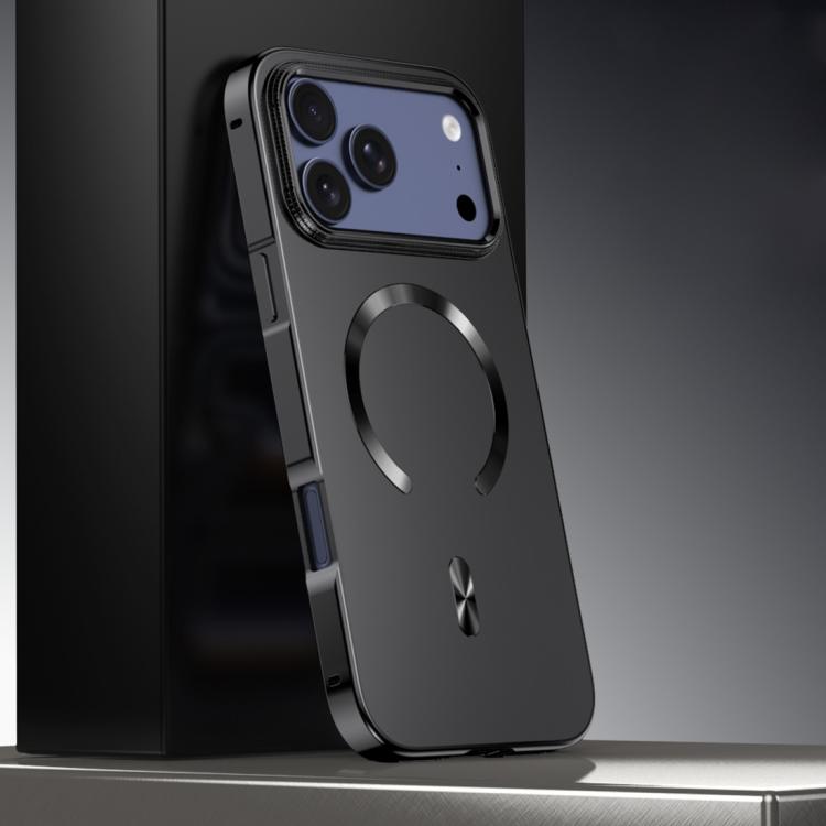غطاء هاتف معدني من سبيكة ماجسيف مع درع مغناطيسي مطفي، لهواتف iPhone 17 Pro Max، iPhone 17 Pro، iPhone 17، iPhone Air، iPhone 16 Pro Max، iPhone 16 Pro، iPhone 15 Pro Max، iPhone 15 Pro