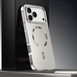 غطاء هاتف معدني من سبيكة ماجسيف مع درع مغناطيسي مطفي، لهواتف iPhone 17 Pro Max، iPhone 17 Pro، iPhone 17، iPhone Air، iPhone 16 Pro Max، iPhone 16 Pro، iPhone 15 Pro Max، iPhone 15 Pro