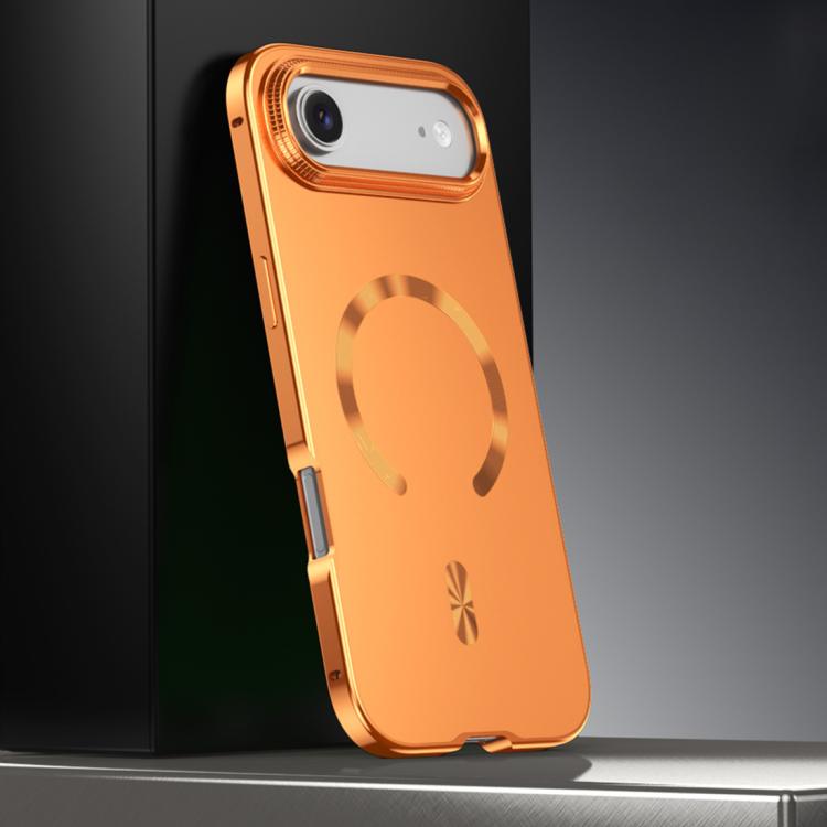 غطاء هاتف معدني من سبيكة ماجسيف مع درع مغناطيسي مطفي، لهواتف iPhone 17 Pro Max، iPhone 17 Pro، iPhone 17، iPhone Air، iPhone 16 Pro Max، iPhone 16 Pro، iPhone 15 Pro Max، iPhone 15 Pro