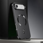 غطاء هاتف معدني من سبيكة ماجسيف مع درع مغناطيسي مطفي، لهواتف iPhone 17 Pro Max، iPhone 17 Pro، iPhone 17، iPhone Air، iPhone 16 Pro Max، iPhone 16 Pro، iPhone 15 Pro Max، iPhone 15 Pro