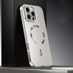 غطاء هاتف معدني من سبيكة ماجسيف مع درع مغناطيسي مطفي، لهواتف iPhone 17 Pro Max، iPhone 17 Pro، iPhone 17، iPhone Air، iPhone 16 Pro Max، iPhone 16 Pro، iPhone 15 Pro Max، iPhone 15 Pro