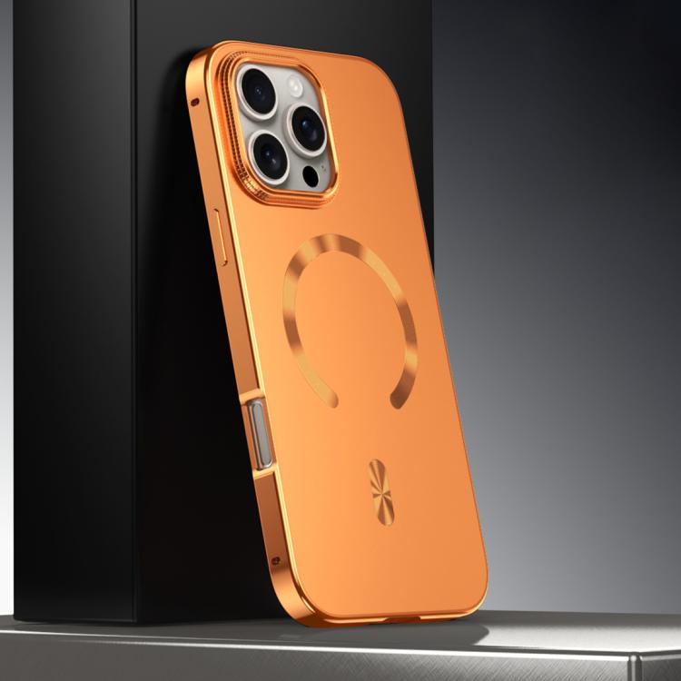 غطاء هاتف معدني من سبيكة ماجسيف مع درع مغناطيسي مطفي، لهواتف iPhone 17 Pro Max، iPhone 17 Pro، iPhone 17، iPhone Air، iPhone 16 Pro Max، iPhone 16 Pro، iPhone 15 Pro Max، iPhone 15 Pro