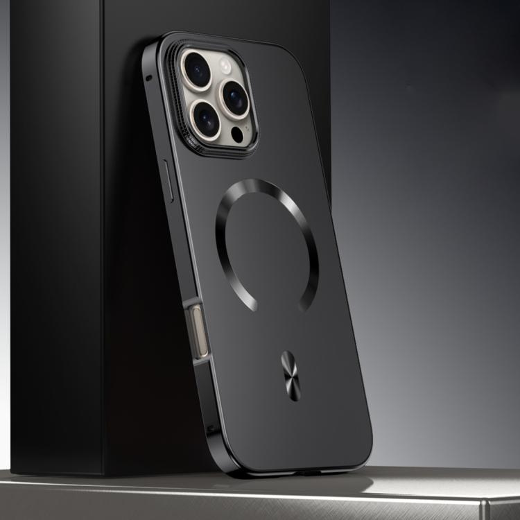 غطاء هاتف معدني من سبيكة ماجسيف مع درع مغناطيسي مطفي، لهواتف iPhone 17 Pro Max، iPhone 17 Pro، iPhone 17، iPhone Air، iPhone 16 Pro Max، iPhone 16 Pro، iPhone 15 Pro Max، iPhone 15 Pro