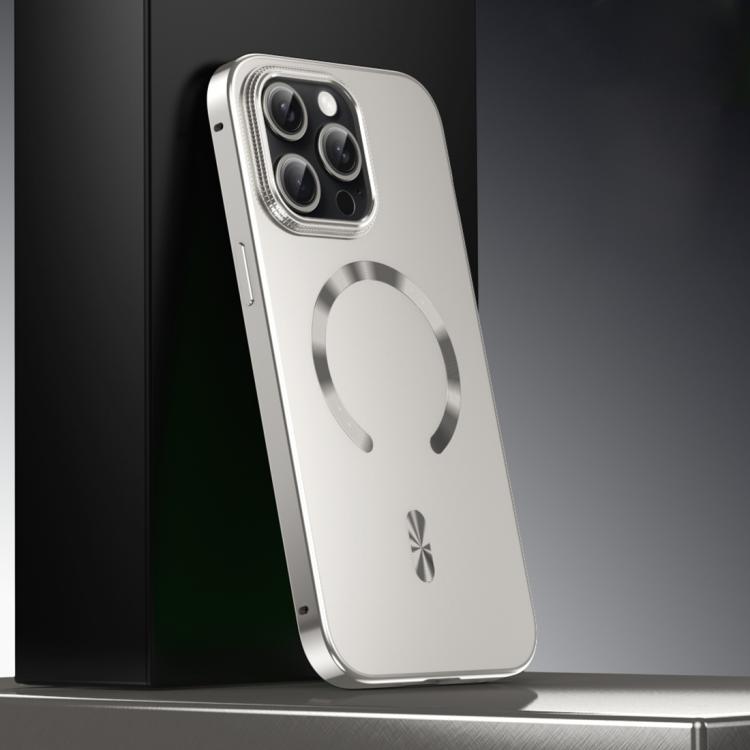 غطاء هاتف معدني من سبيكة ماجسيف مع درع مغناطيسي مطفي، لهواتف iPhone 17 Pro Max، iPhone 17 Pro، iPhone 17، iPhone Air، iPhone 16 Pro Max، iPhone 16 Pro، iPhone 15 Pro Max، iPhone 15 Pro