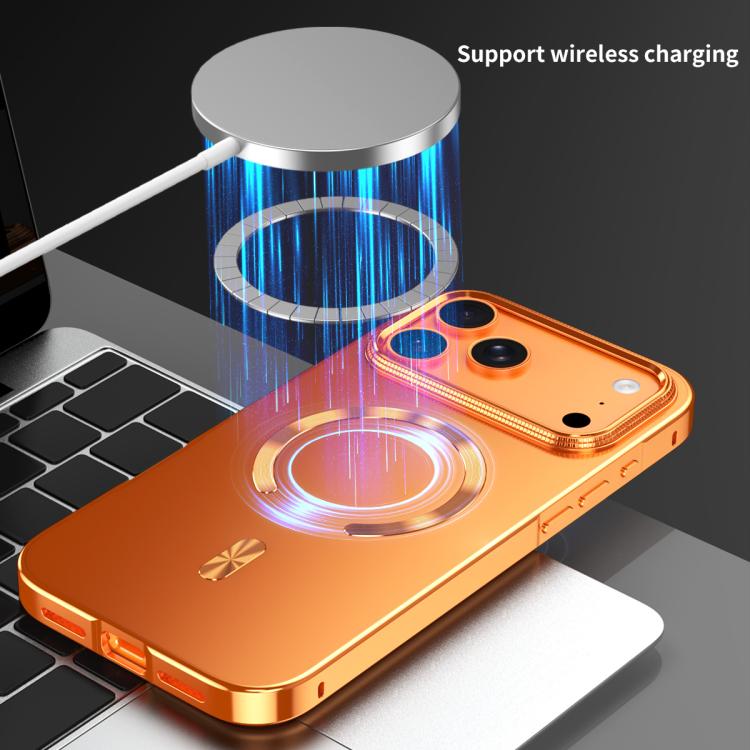 غطاء هاتف معدني من سبيكة ماجسيف مع درع مغناطيسي مطفي، لهواتف iPhone 17 Pro Max، iPhone 17 Pro، iPhone 17، iPhone Air، iPhone 16 Pro Max، iPhone 16 Pro، iPhone 15 Pro Max، iPhone 15 Pro