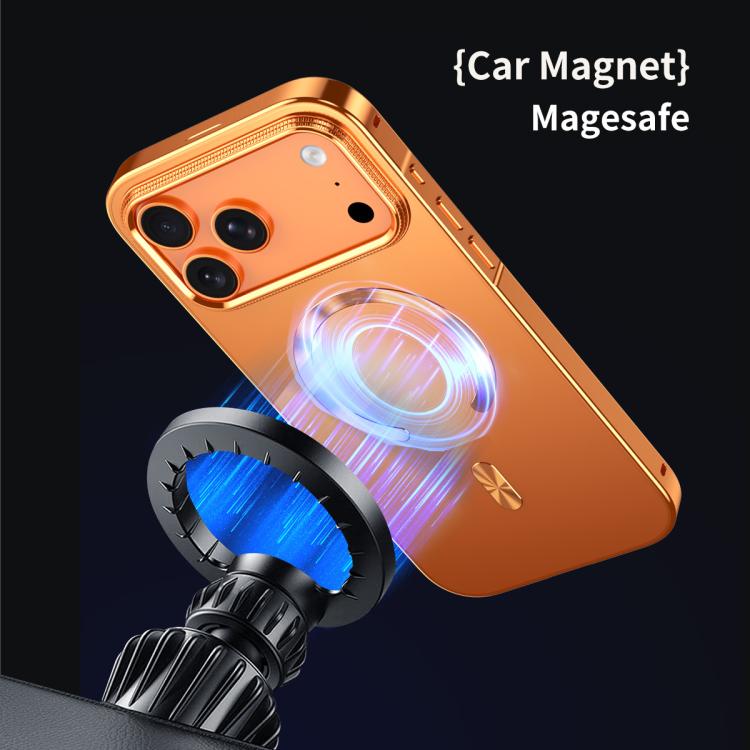 غطاء هاتف معدني من سبيكة ماجسيف مع درع مغناطيسي مطفي، لهواتف iPhone 17 Pro Max، iPhone 17 Pro، iPhone 17، iPhone Air، iPhone 16 Pro Max، iPhone 16 Pro، iPhone 15 Pro Max، iPhone 15 Pro
