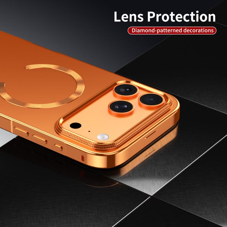غطاء هاتف معدني من سبيكة ماجسيف مع درع مغناطيسي مطفي، لهواتف iPhone 17 Pro Max، iPhone 17 Pro، iPhone 17، iPhone Air، iPhone 16 Pro Max، iPhone 16 Pro، iPhone 15 Pro Max، iPhone 15 Pro